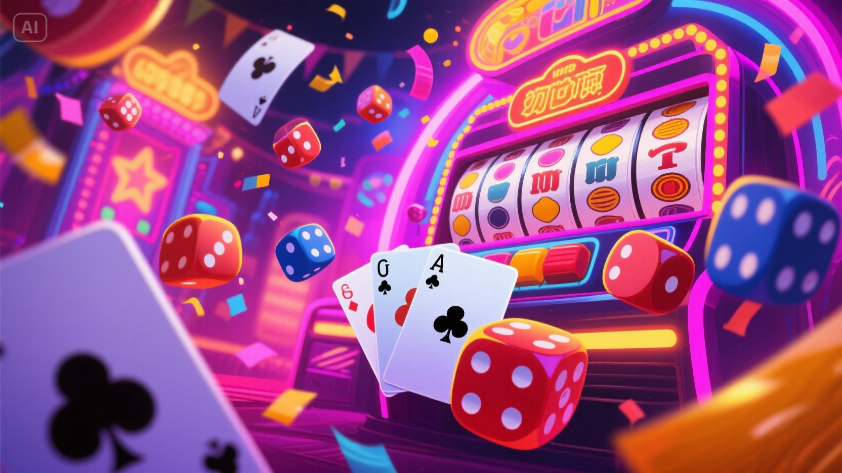 Casino online slot games desktop and mobile interfaces