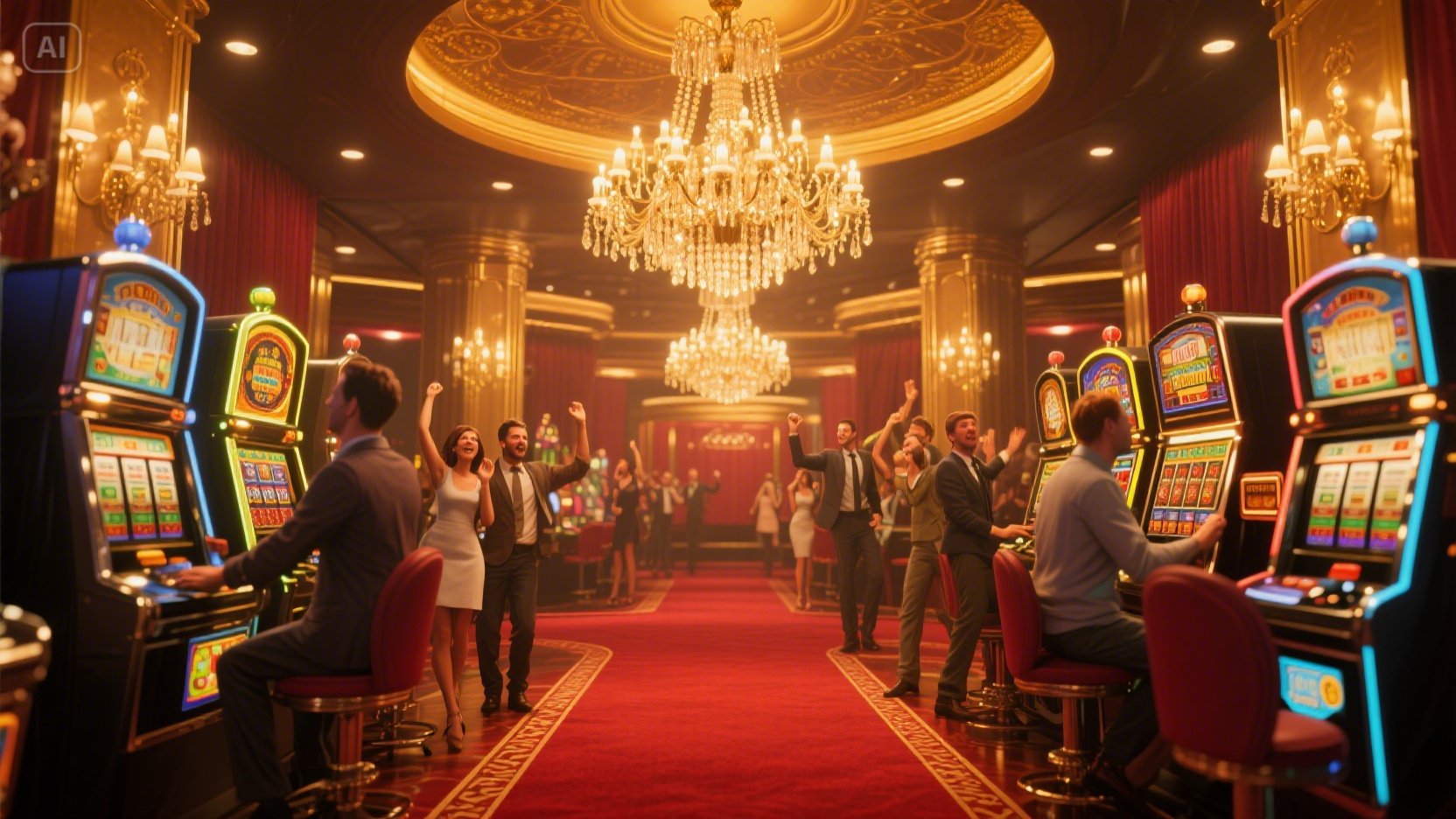 Casino online slot games desktop and mobile interfaces